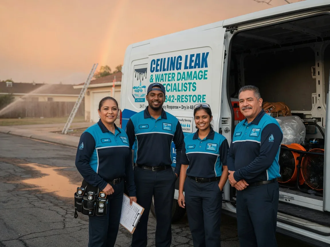 Ceiling Leak Cleanup company in Castleton, IL