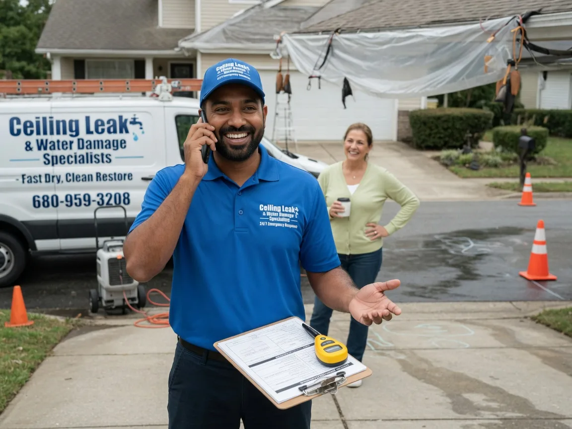 Ceiling Leak Cleanup Castleton, IL FAQs